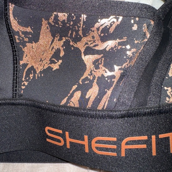 Shefit Black Rose-gold Sports Bra M - Picture 3 of 4